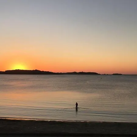 Apartment T3 Les Pieds Dans L'eau, Plage Du Cros, Vue Mer